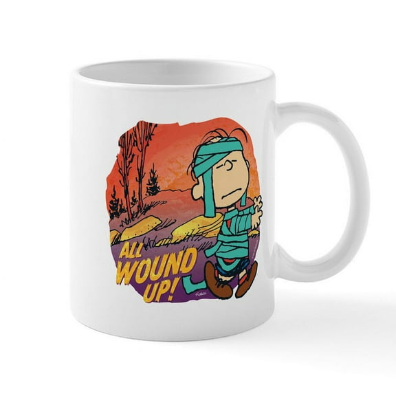 CafePress - Linus All Wound Up! - 11 oz Ceramic Mug - Novelty Coffee Tea Cup