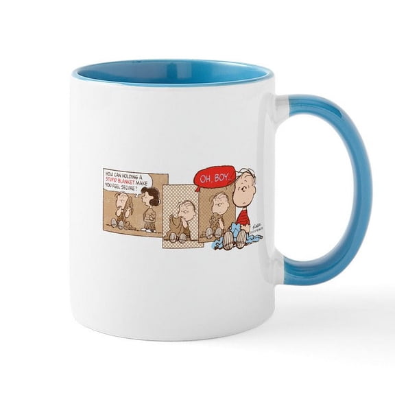 CafePress - Linus Mug - 11 oz Ceramic Mug - Novelty Coffee Tea Cup