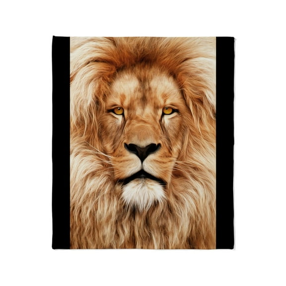 CafePress - Lion The King Throw Blanket - Soft Fleece Throw Blanket, 50"x60" for All Ages