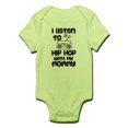 thumbnail image 1 of CafePress - Listen To Hip Hop With My Mommy Infant Bodysuit - Baby Light Bodysuit, 1 of 1