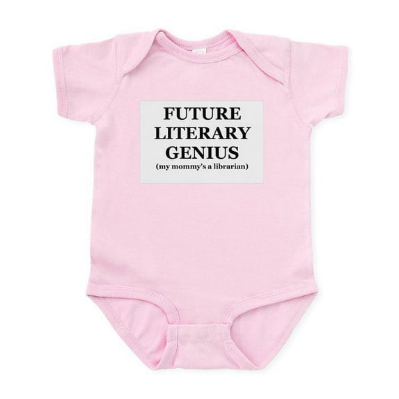 CafePress - Literary Genius Infant Bodysuit - Baby Light Bodysuit, Size Newborn - 24 Months