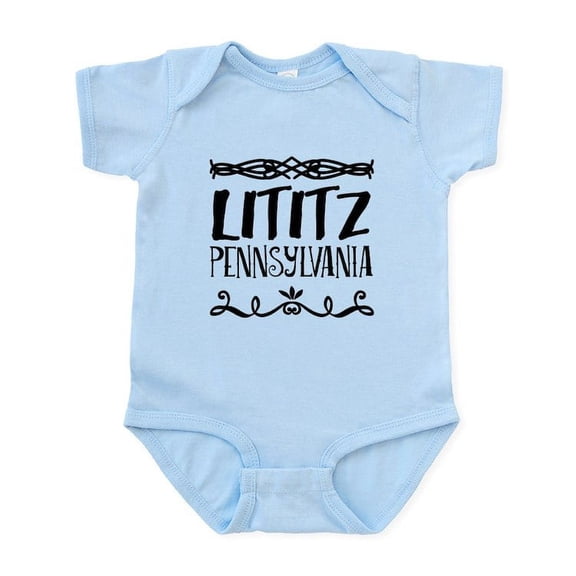 CafePress - Lititz Pennsylvania Body Suit - Baby Light Bodysuit, Size Newborn - 24 Months