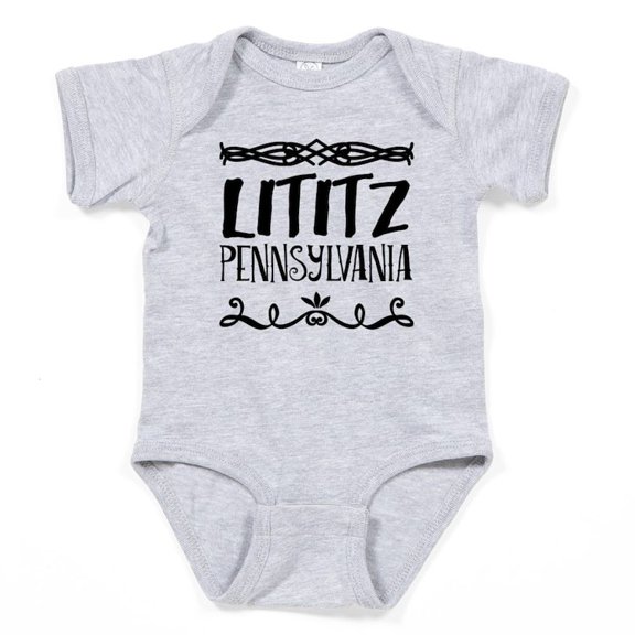 CafePress - Lititz Pennsylvania - Cute Infant Bodysuit Baby Romper - Size Newborn - 24 Months
