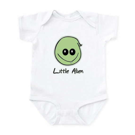 CafePress - Little Alien Infant Bodysuit - Baby Light Bodysuit, Size Newborn - 24 Months