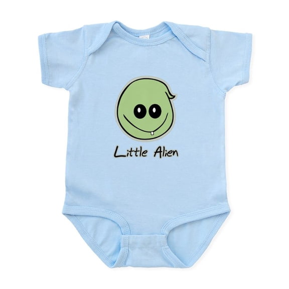 CafePress - Little Alien Infant Bodysuit - Baby Light Bodysuit, Size Newborn - 24 Months