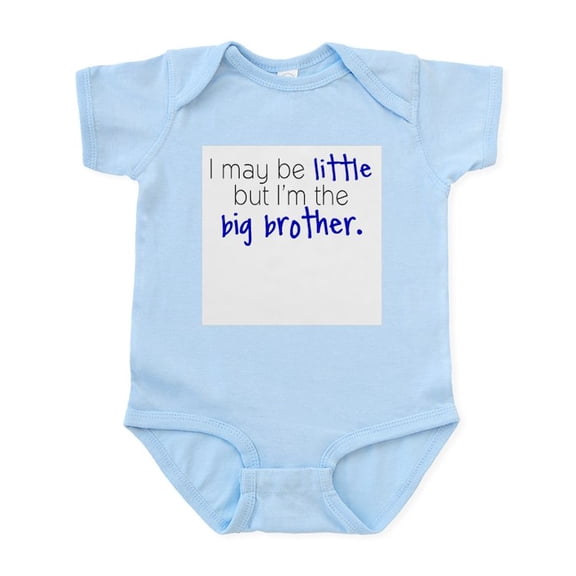 CafePress - Little Big Brother Infant Bodysuit - Baby Light Bodysuit, Size Newborn - 24 Months