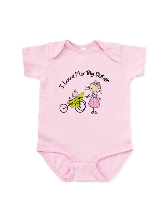 - Little Brother Big Sister Matching Shirts Infant B - Baby Light Bodysuit, Size Newborn - 24 Months