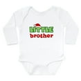 thumbnail image 1 of CafePress - Little Brother Christmas Body Suit - Long Sleeve Cotton Baby Bodysuit, 1 of 4