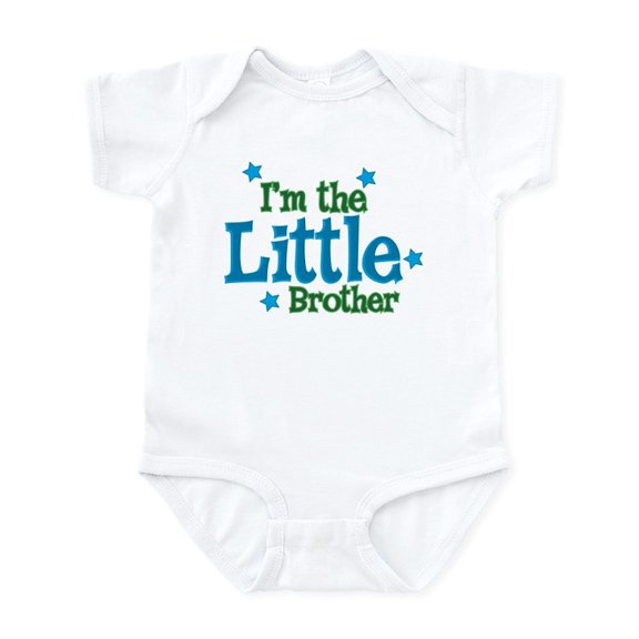 CafePress - Little Brother Infant Bodysuit - Baby Light Bodysuit, Size Newborn - 24 Months