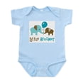 thumbnail image 1 of CafePress - Little Brother Mod Elephant Body Suit - Baby Light Bodysuit, Size Newborn - 24 Months, 1 of 4