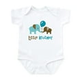 thumbnail image 1 of CafePress - Little Brother Mod Elephant Body Suit - Baby Light Bodysuit, Size Newborn - 24 Months, 1 of 4