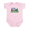 thumbnail image 1 of CafePress - Little Brother TRAIN Infant Bodysuit - Baby Light Bodysuit, Size Newborn - 24 Months, 1 of 4