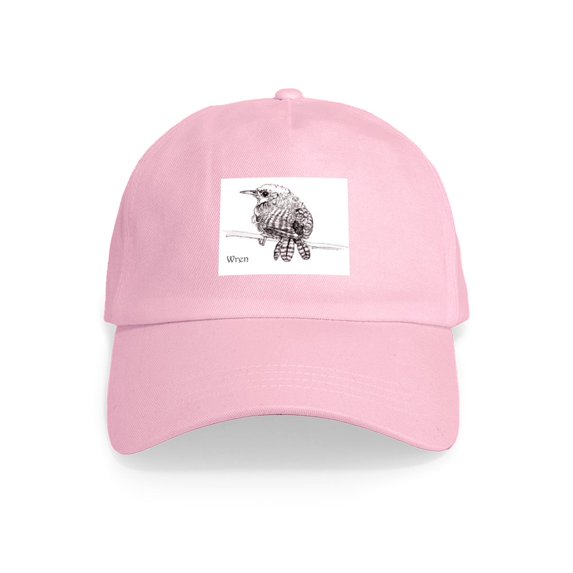CafePress - Little Brown Wren Cap - Adjustable 100% Brushed Unisex Casual Cotton Baseball Cap, Beige, 1