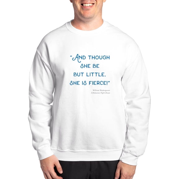 CafePress - Little But Fierce! Sweatshirt - Crew Neck Sweatshirt