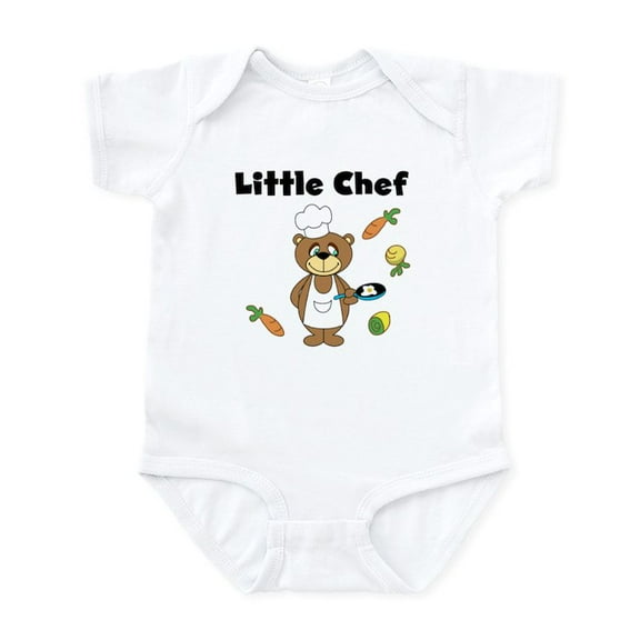CafePress - Little Chef Infant Bodysuit - Baby Light Bodysuit, Size Newborn - 24 Months