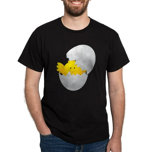 CafePress - Little Chick Dark T Shirt - Men's Classic Graphic Cotton T-Shirt