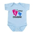 thumbnail image 1 of CafePress - Little Cousin Baby Footprints Infant Bodysuit - Baby Light Bodysuit, Size Newborn - 24 Months, 1 of 4