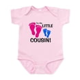 thumbnail image 1 of CafePress - Little Cousin Baby Footprints Infant Bodysuit - Baby Light Bodysuit, Size Newborn - 24 Months, 1 of 4