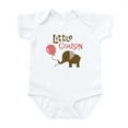 thumbnail image 1 of CafePress - Little Cousin Mod Elephant Body Suit - Baby Light Bodysuit, Size Newborn - 24 Months, 1 of 4
