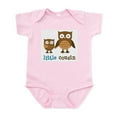 thumbnail image 1 of CafePress - Little Cousin Mod Owl Infant Bodysuit - Baby Light Bodysuit, Size Newborn - 24 Months, 1 of 4