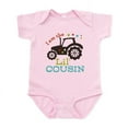 thumbnail image 1 of CafePress - Little Cousin Tractor Infant Bodysuit - Baby Light Bodysuit, Size Newborn - 24 Months, 1 of 4