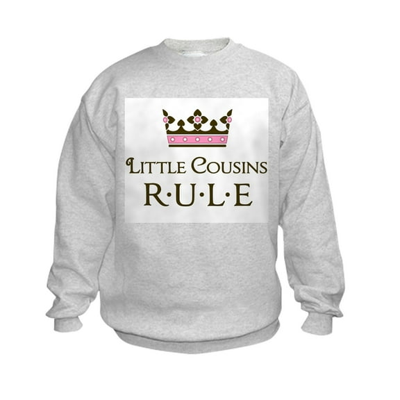CafePress - Little Cousins Rule Kids Sweatshirt - Kids Sweatshirt, Youth Crew Neck Sweatshirt