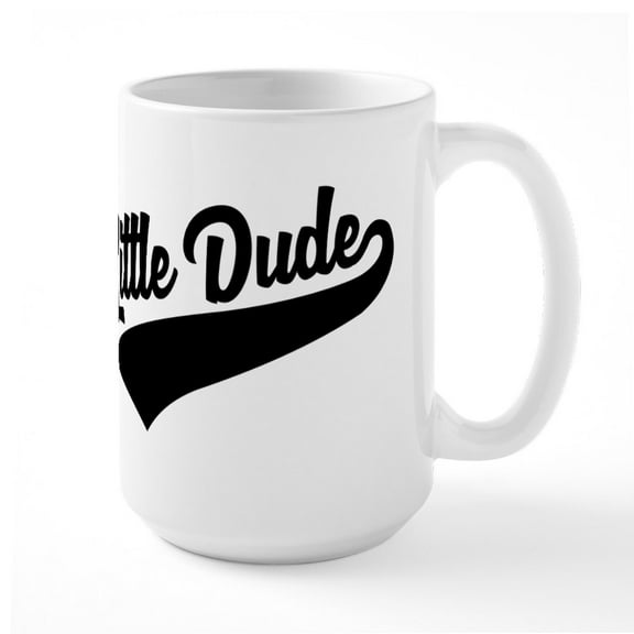 CafePress - Little Dude Mugs - 15 oz Ceramic Large White Novelty Mug