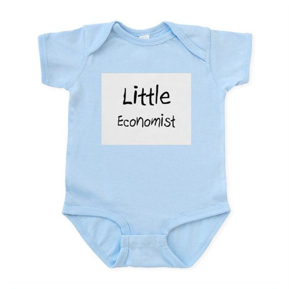 CafePress - Little Economist Infant Bodysuit - Baby Light Bodysuit, Size Newborn - 24 Months