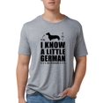 thumbnail image 1 of CafePress - Little German! Dachshund T Shirt - Mens Tri-blend T-Shirt, 1 of 1