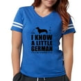 thumbnail image 1 of CafePress - Little German! Dachshund T Shirt - Womens Football Shirt, 1 of 4