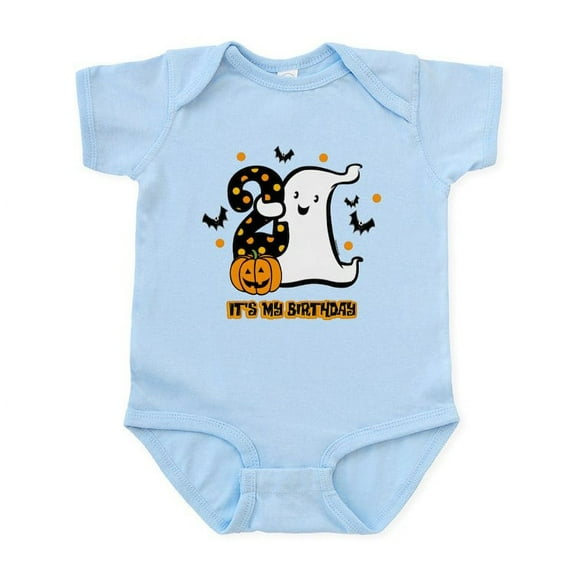 CafePress - Little Ghost 2Nd Birthday Infant Bodysuit - Baby Light Bodysuit, Size Newborn - 24 Months