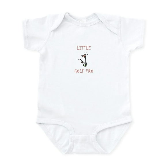 CafePress - Little Golf Pro Girl Infant Bodysuit - Baby Light Bodysuit, Size Newborn - 24 Months