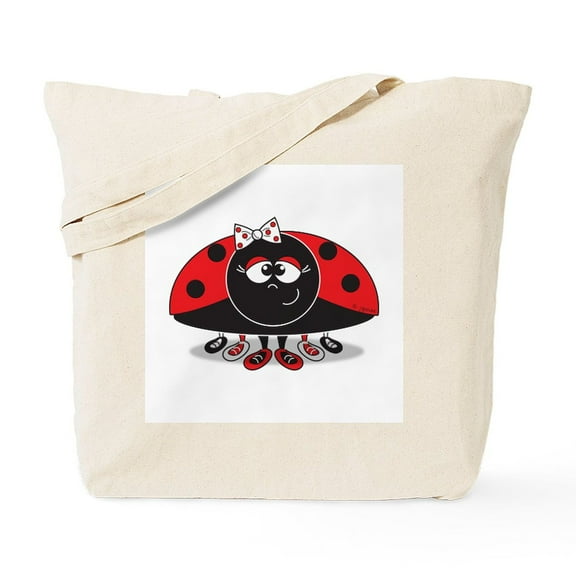 CafePress - Little Ladybug Tote Bag - Unisex Canvas Tote Bag, Beige, 1-Piece