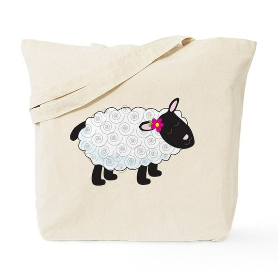 CafePress - Little Lamb Tote Bag - Unisex Canvas Tote Bag, Beige, 1-Piece