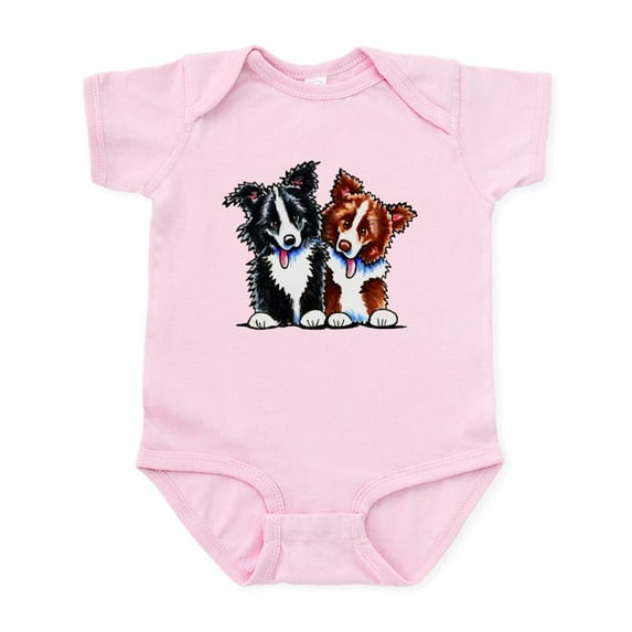 CafePress - Little League Border Collies Body Suit - Baby Light Bodysuit, Size Newborn - 24 Months