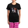thumbnail image 1 of CafePress - Little League Border Collies Pajamas - Women's Short Sleeve Print T-Shirt and Pants Dark Cotton Pajama Set, 1 of 7