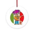 thumbnail image 1 of CafePress - Little Mexico -  Round Wood Ornament 4", 1 of 2