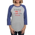 thumbnail image 1 of CafePress - Little Minds Long Sleeve T Shirt - Womens Baseball Tee, 1 of 4