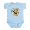 thumbnail image 1 of CafePress - Little Monkey 1St Birthday Boy Baby Light Bodysuit - Baby Light Bodysuit, Size Newborn - 24 Months, 1 of 4