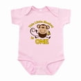 thumbnail image 1 of CafePress - Little Monkey 1St Birthday Boy Baby Light Bodysuit - Baby Light Bodysuit, Size Newborn - 24 Months, 1 of 4