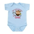 thumbnail image 1 of CafePress - Little Monkey 1St Birthday Gir Baby Light Bodysuit - Baby Light Bodysuit, Size Newborn - 24 Months, 1 of 4