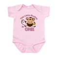 thumbnail image 1 of CafePress - Little Monkey 1St Birthday Gir Baby Light Bodysuit - Baby Light Bodysuit, Size Newborn - 24 Months, 1 of 4