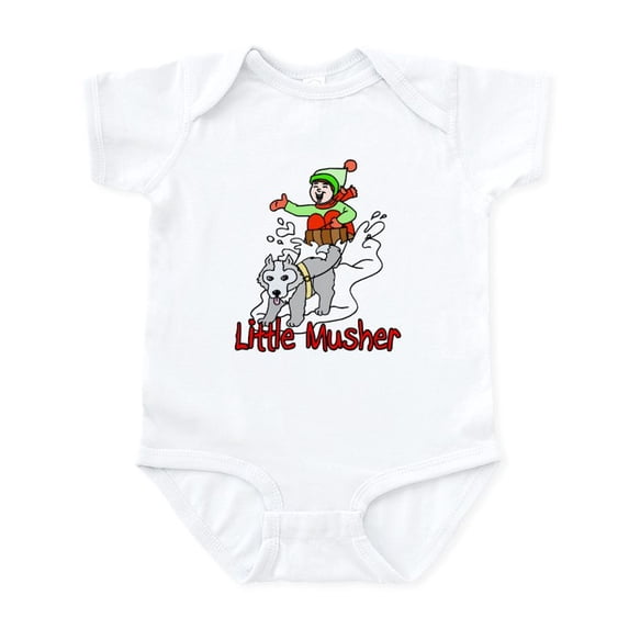 CafePress - Little Musher Infant Bodysuit - Baby Light Bodysuit, Size Newborn - 24 Months