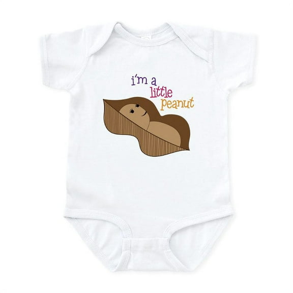 CafePress - Little Peanut Infant Bodysuit - Baby Light Bodysuit, Size Newborn - 24 Months