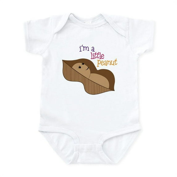 CafePress - Little Peanut Infant Bodysuit - Baby Light Bodysuit, Size Newborn - 24 Months
