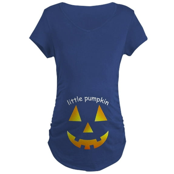 CafePress - Little Pumpkin Maternity Dark T Shirt - Maternity Dark T-Shirt
