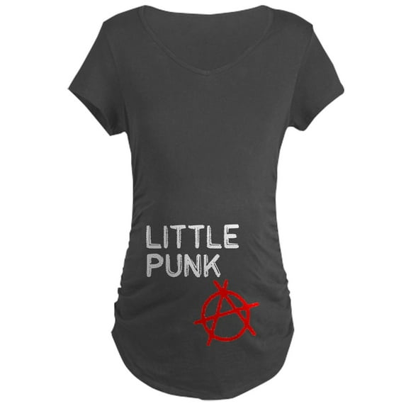 CafePress - Little Punk Maternity Dark T Shirt - Maternity Dark T-Shirt