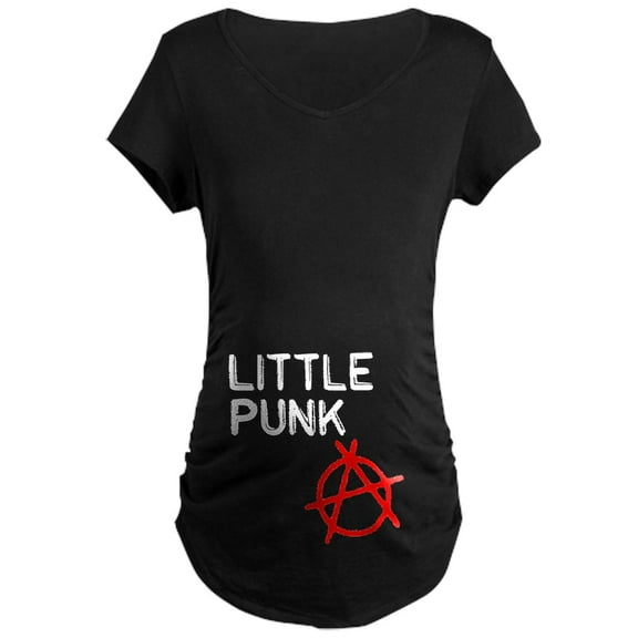 CafePress - Little Punk Maternity Dark T Shirt - Maternity Dark T-Shirt