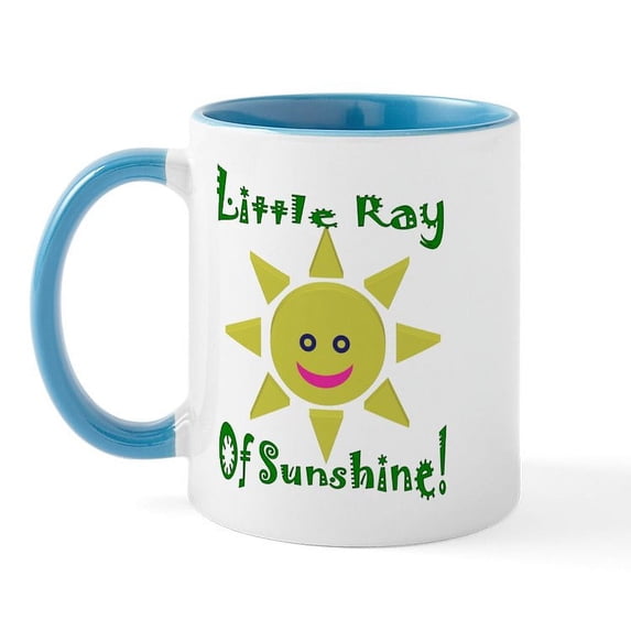 CafePress - Little Ray Of Sunshine Mug - 11 oz Ceramic Mug - Novelty Coffee Tea Cup