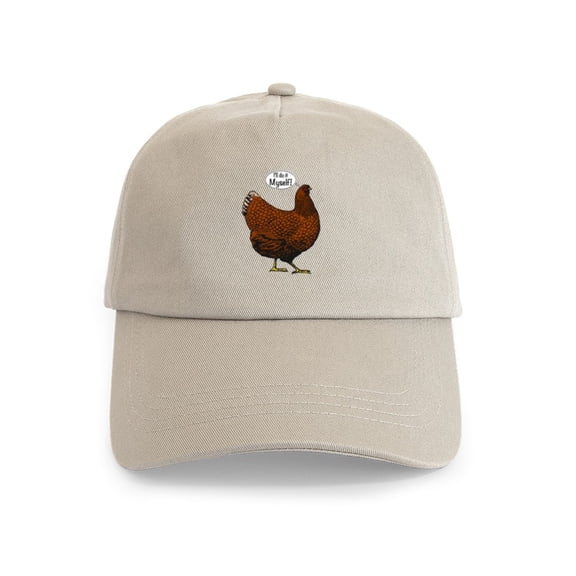 CafePress - Little Red Hen - Adjustable 100% Brushed Unisex Casual Cotton Baseball Cap, Beige, 1